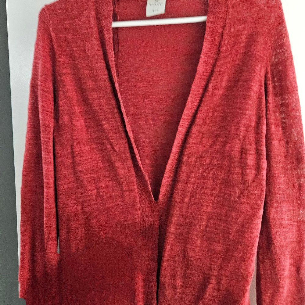 Denver Hayes Cardigan Small Orange or Medium Mustard